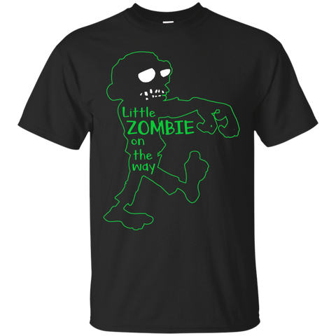 Little Zombie On The Way T-shirt Zombie Baby Lover_black=