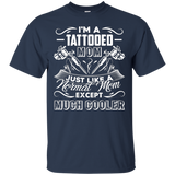 Tattoo Mom Shirt - I'm A Tattooed Mom Tee Shirt_Black