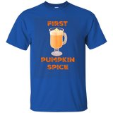 First Pumpkin Spice Seasonal Fall Autumn Shirt_asphalt=