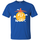 Cool T Shirt For Air Force Men. Funny Gift For Guys Love Fly_black