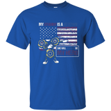 Dab Fidget Spinner Camo Veteran Grandma Shirt For Grandkids_navy