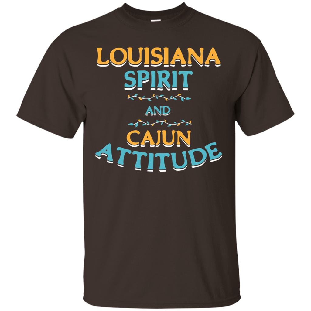 Louisiana Spirit And Cajun Attitude T Shirt