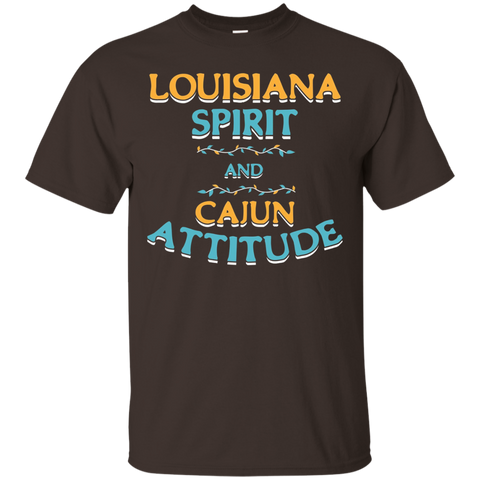 Louisiana Spirit And Cajun Attitude T Shirt