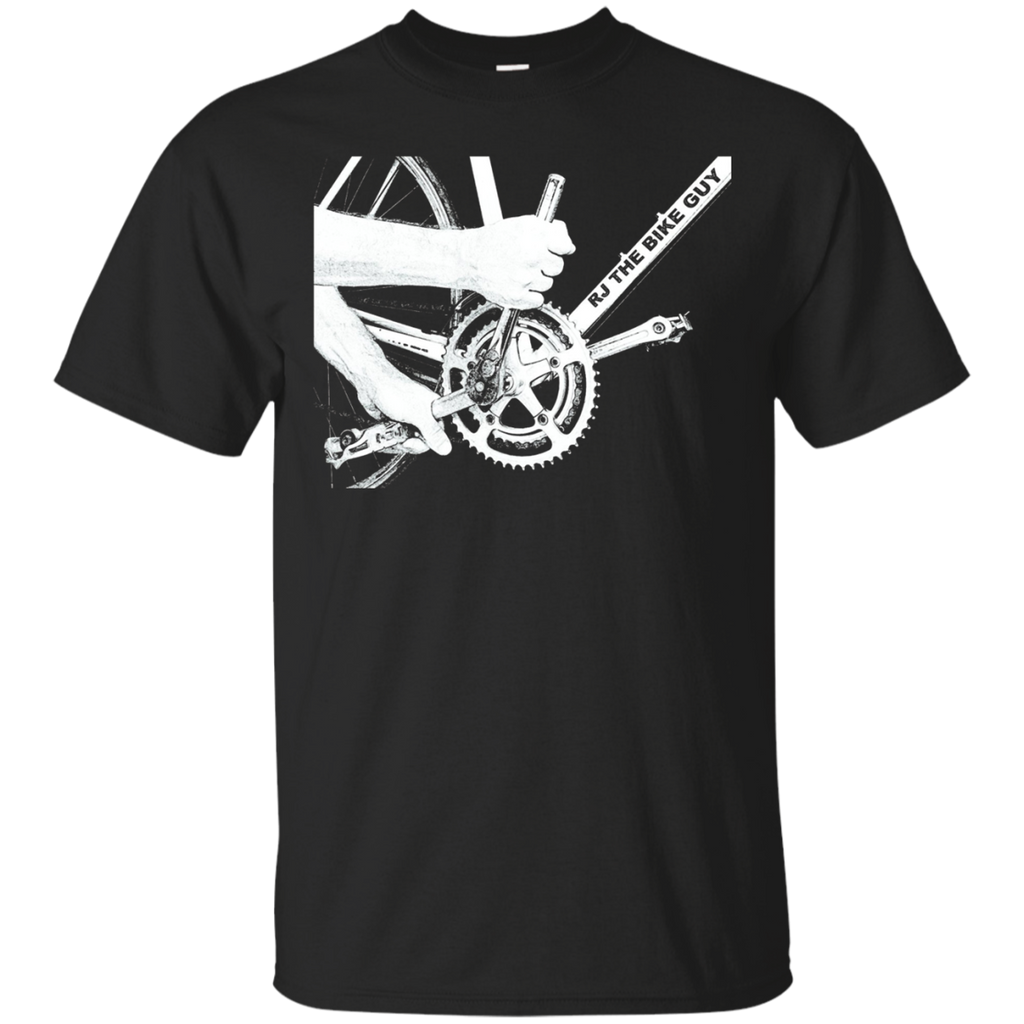 RJ The Bike Guy YouTube Channel Tee Shirt_Black