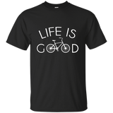 Life Is Good With Bicycle T-shirt