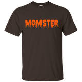 Womens Momster Halloween Funny Tshirt_Black