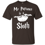 My Patronus Is A Sloth T Shirts Funny Gifts For Men Women_Black