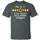 RIGBY IDAHO Solar Eclipse Souvenir Gift T Shirt_Black