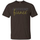 Fiance Gifts For Him Shirt - Boyfriend To Fiance Shirt_black=