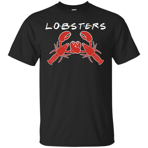 You're My Lobster - He's My Lobster - T-Shirt for Friends_Black