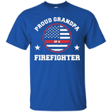 Mens Proud Grandpa Of A Firefighter T-shirt_black=