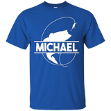 Michael Fishing Name Pocket T-shirt First Name Monogram_black=