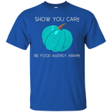 Show You Care, Be Food Allergy Aware - Teal Pumpkin shirt_Black