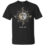 Total Eclipse TShirt Nostalgic August 21 Total Solar Eclipse_Black