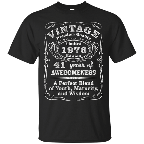 Vintage Limited 1976 Edition - 41st Birthday Gift_Black