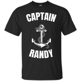 Captain Randy T-shirt Personalized Boat Captain Shirt_black=