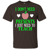 I Just Need To Teach Funny Teacher Christmas Teaching Shirt_black=