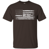 Welder American Flag T-Shirt_Black