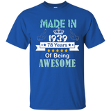 Made In 1939 Shirt, 78 Years Of Being Awesome T- Shirt