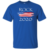 Rock 2020 President Election Political Campaign tee shirt_Black