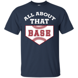 All About That Base Funny Baseball T-shirt_black