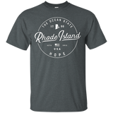 Rhode Island T-Shirt, US State Travel Vacation Shirts RI USA_Black