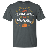 Womens Womens 1st Thanksgiving Tshirt For Mommy_black=