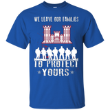 Combat Engineer Shirt We Leave Our Families Combat Engineer_black