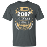 October 2007 - 10th Birthday T-shirt_black=