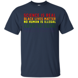 science is real love is love women's happy pride tshirts_Black