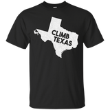 Rock Climbing Texas, Perfect for Climber T-shirt_Black