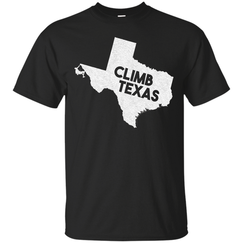 Rock Climbing Texas, Perfect for Climber T-shirt_Black