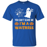 You Can't Scare Me I'm A Waitress Halloween T-shirt_black=