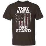 They Kneel We Stand Patriotic Usa T-shirt_black=