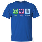 Peace Love Forensics T-Shirt_Black
