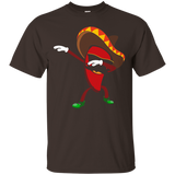 Funny Dabbing Chili Pepper Mexican Dab T-shirt_black=