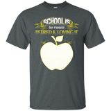 school is out forever tshirt for Retired Teacher Retirement_Black