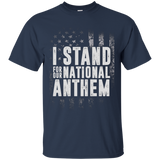 I Stand For Our National Anthem I Don't Kneel T-shirt_black