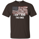 I Don't Bend The Knee - National Anthem T-shirt_black