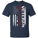 America Flag Veteran Day T-shirt_black