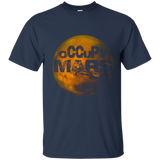 Occupy Mars T-Shirt - Space Exploration Tee_Navy