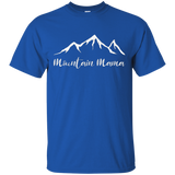 Womens Mountain Mama Shirt for Outdoor Lovers and Hiking Moms_Black