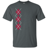 Retro Argyle Rockabilly T-Shirt_Black