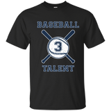 3 Year Old Baseball Birthday T-shirt - Cute Kids Tee_navy=