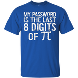 My Password Is The Last 8 Digits of Pi T-Shirt Funny Joke_Black