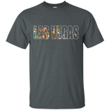 Straight Outta Las Vegas Skyline T-shirt_Black