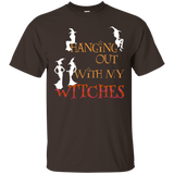 Witch Halloween Shirt - Hanging Out With My Witches T-shirt_black=