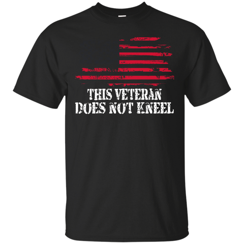 I Don't Kneel During The Anthem Usa Flag Shirt For Veteran_black