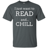 Chill Reading T Shirts. Funny Gifts Ideas For Readers._black