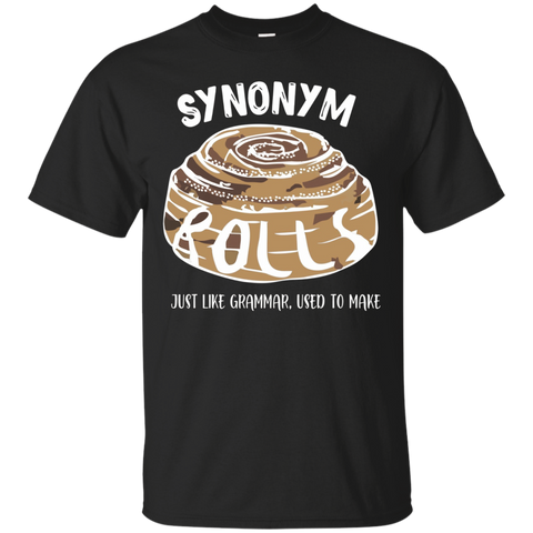 Synonym Rolls Just Like Grammar Used To Make Shirt_Black